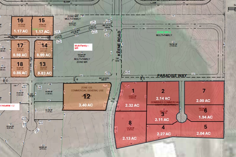 TBD Keene Road, West Richland, WA à vendre - Aérien – Image 2 sur 3