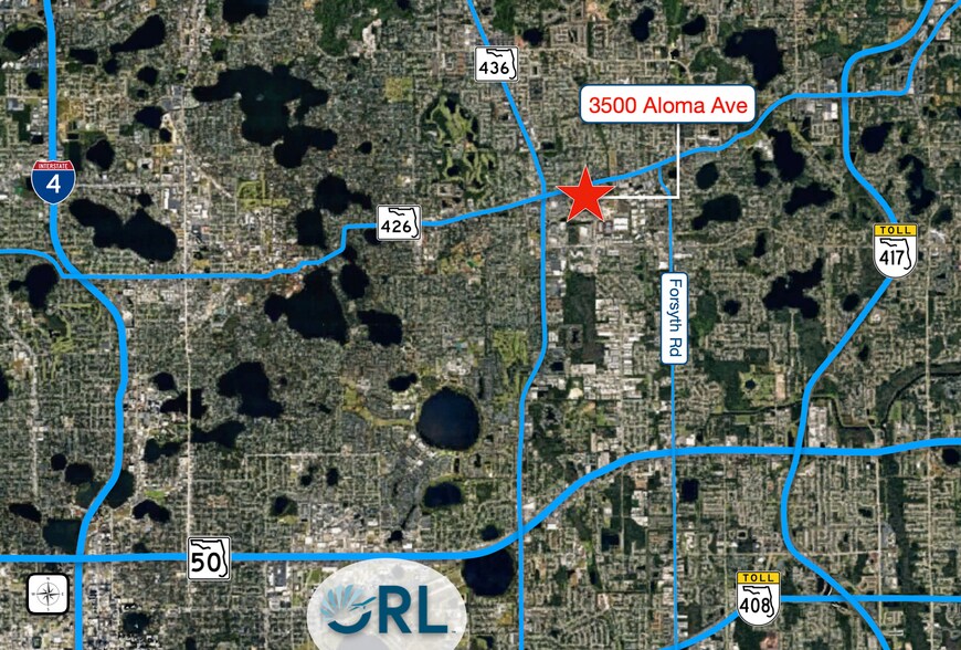 3500 Aloma Ave, Winter Park, FL à louer - Aérien – Image 3 sur 4