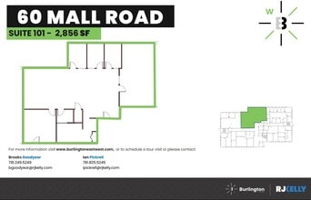 50 Burlington Mall Rd, Burlington, MA à louer Plan d’étage– Image 1 sur 1
