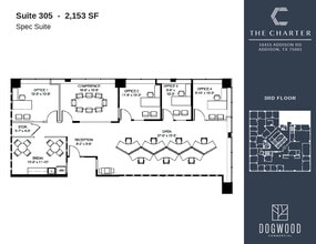 16415 Addison Rd, Addison, TX à louer Plan d’étage– Image 1 sur 1