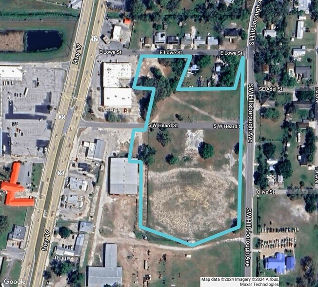 124 Heard St, Arcadia, FL à vendre - Aérien – Image 2 sur 4