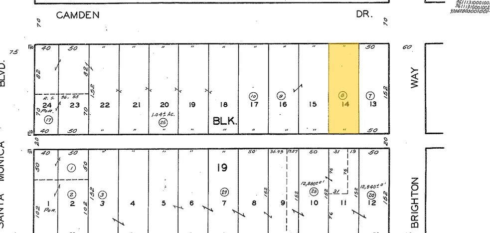 409 N Camden Dr, Beverly Hills, CA à vendre - Plan cadastral – Image 3 sur 3