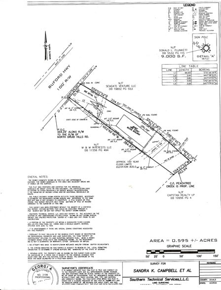 2987 Buford Hwy NE, Atlanta, GA à louer - Plan cadastral – Image 2 sur 9