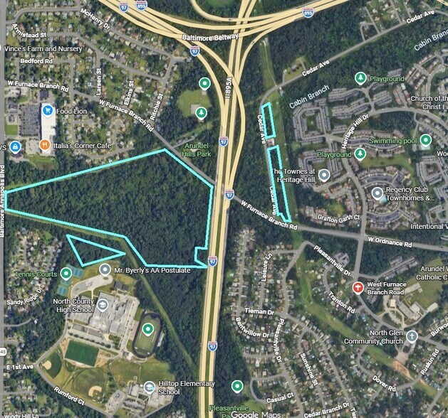 0 Baltimore Annapolis Blvd, Glen Burnie, MD à vendre - Photo de l’immeuble – Image 2 sur 2