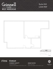 1435 W Morehead St, Charlotte, NC à louer Plan d’étage– Image 1 sur 1