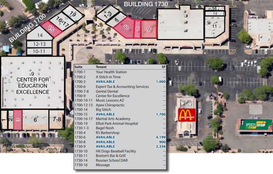 1700-1790 E Elliot Rd, Tempe, AZ à louer - Photo de l’immeuble – Image 2 sur 5