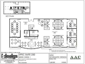 8010 Arco Corporate Dr, Raleigh, NC à louer Plan d’étage– Image 2 sur 2