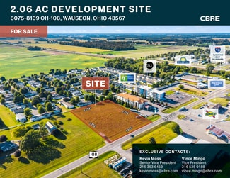 Plus de détails pour 8075-8139 OH-108, Wauseon, OH - Terrain à vendre