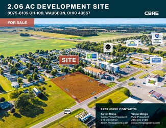 Plus de détails pour 8075-8139 OH-108, Wauseon, OH - Terrain à vendre