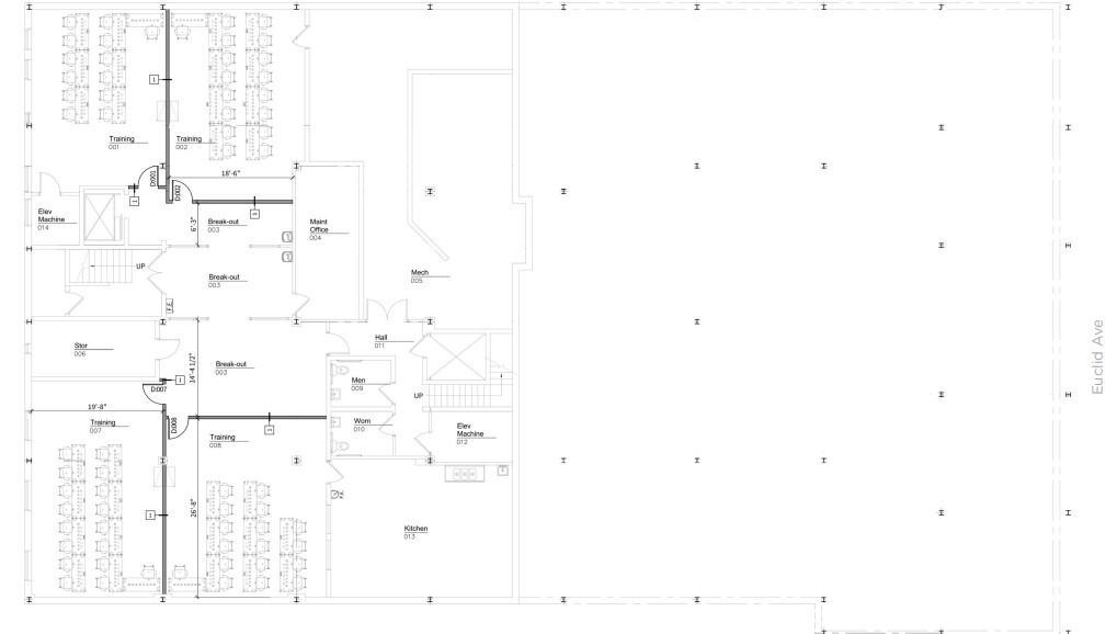 3121 Euclid Ave, Cleveland, OH à louer Plan d’étage– Image 1 sur 1