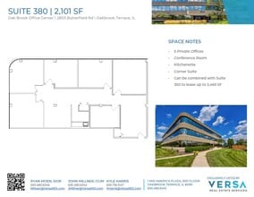 2707 Butterfield Rd, Oak Brook, IL à louer Plan d’étage– Image 1 sur 2