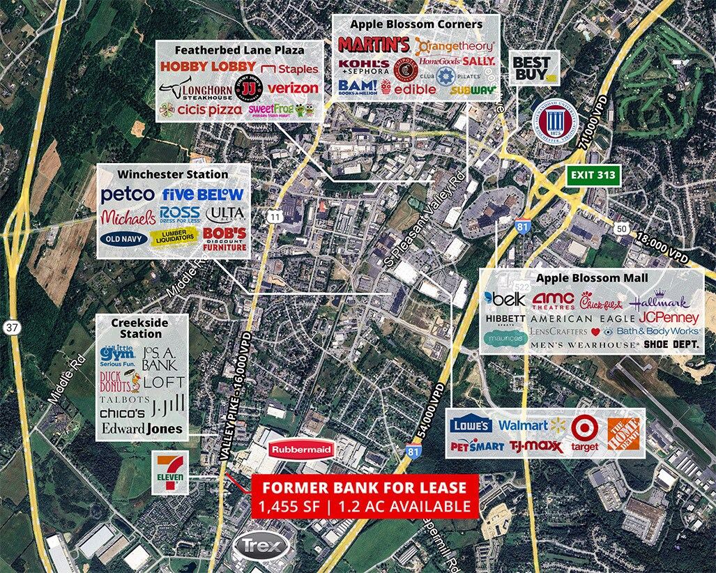 3143 Valley Pike, Winchester, VA à louer Photo principale– Image 1 sur 25