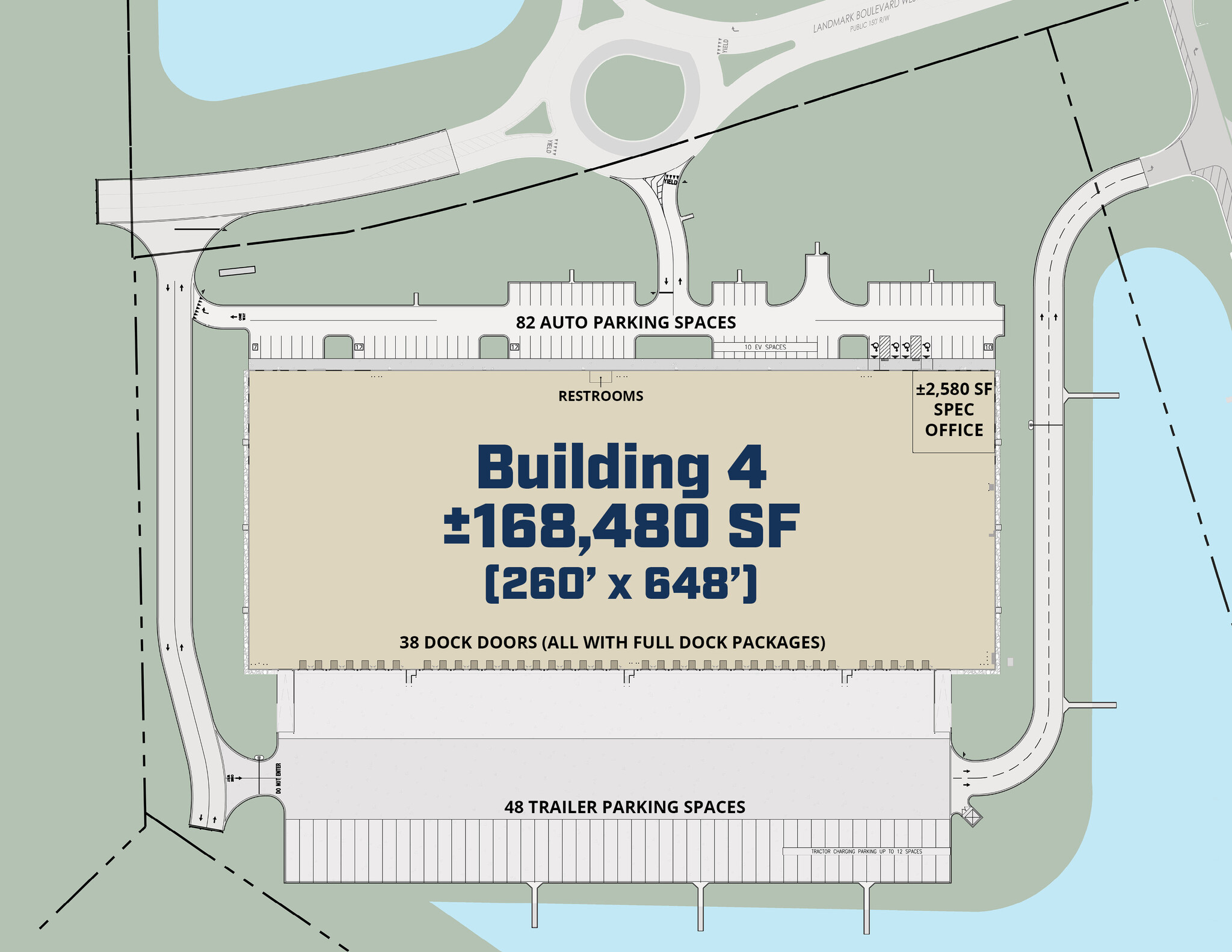 100 Feldspar Dr, Savannah, GA à louer Plan de site– Image 1 sur 2