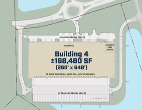 100 Feldspar Dr, Savannah, GA à louer Plan de site– Image 1 sur 2