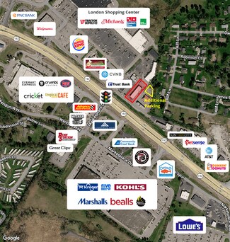 Plus de détails pour 283 London Shopping Ctr, London, KY - Local commercial à louer