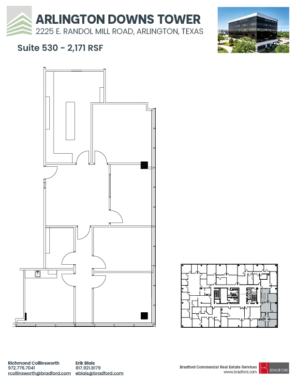 2225 E Randol Mill Rd, Arlington, TX à louer Plan d’étage– Image 1 sur 1