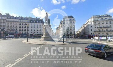 Paris - VUE AÉRIENNE vue de carte