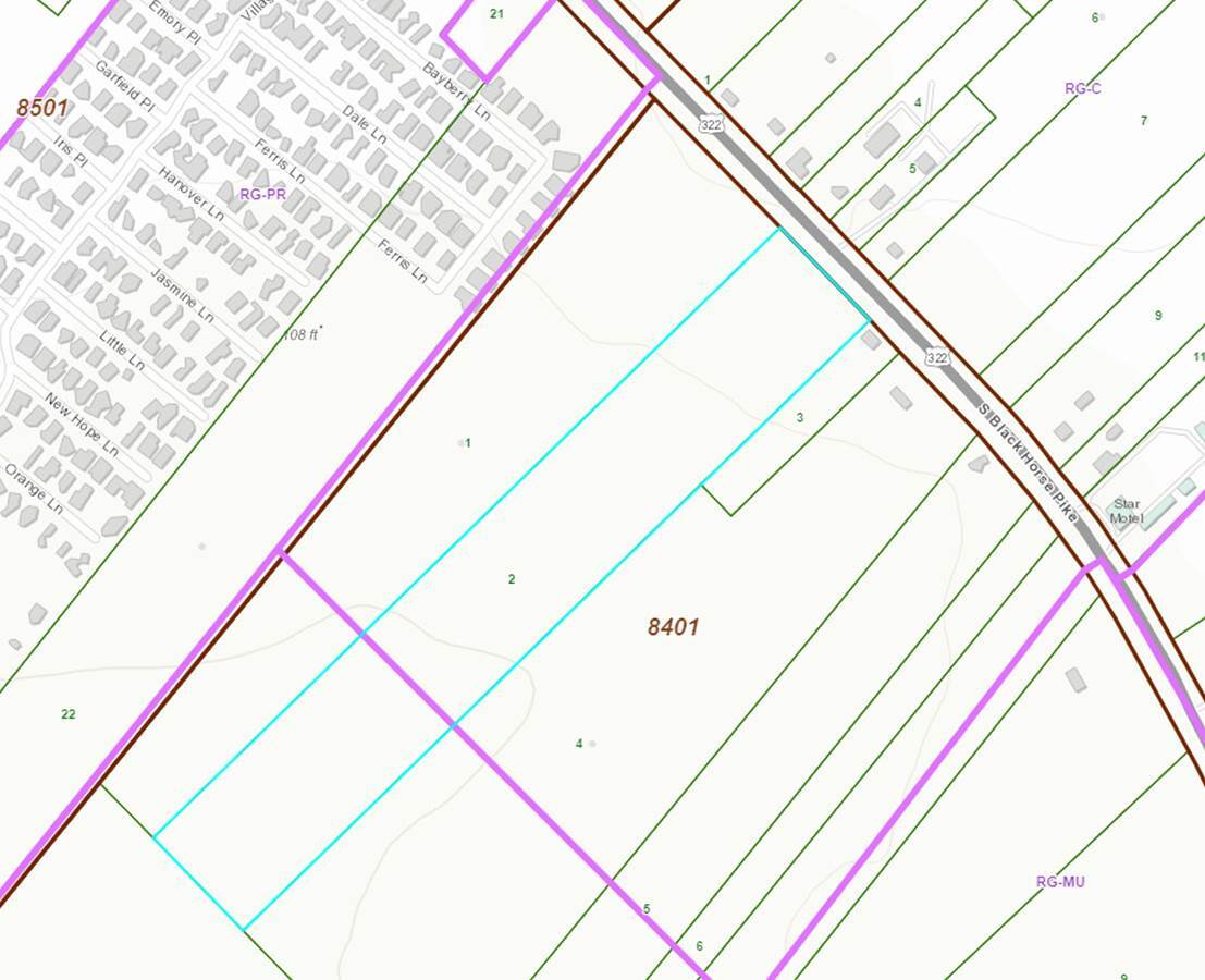 South Black Horse Pike, Williamstown, NJ à louer Plan cadastral– Image 1 sur 2