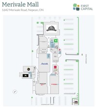 1642 Merivale Rd, Ottawa, ON à louer Plan de site– Image 1 sur 1