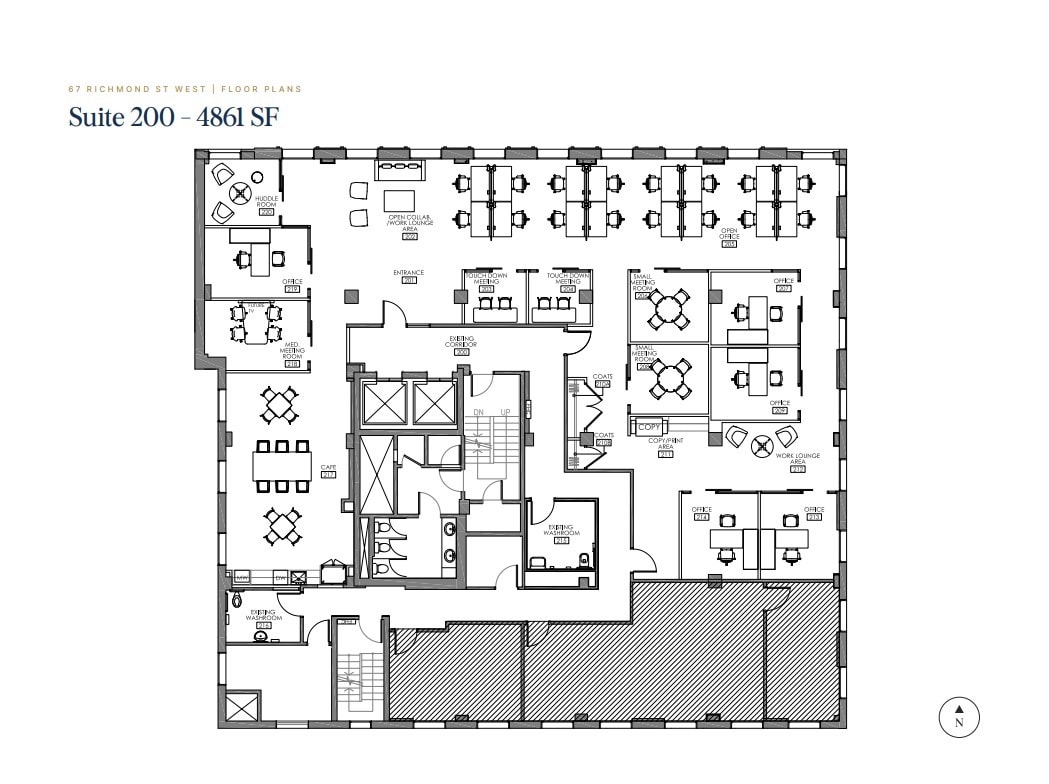 67 Richmond St W, Toronto, ON à louer Plan d’étage– Image 1 sur 1