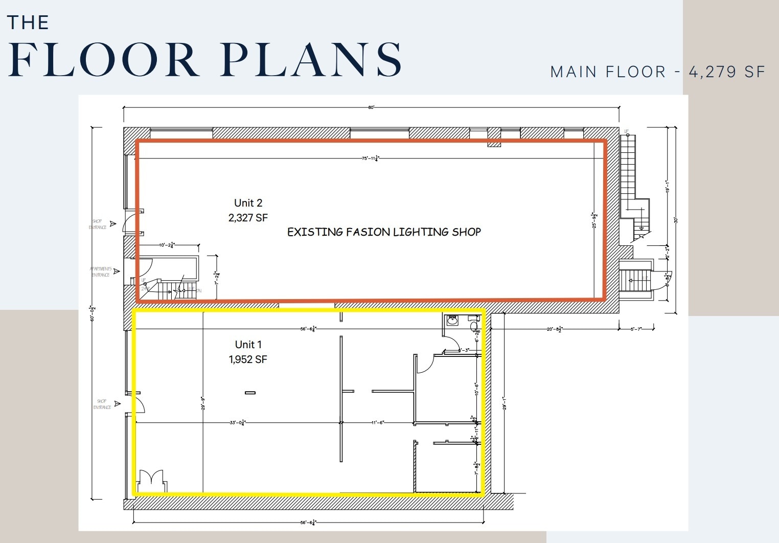 19-21 Gordon St, Guelph, ON à louer Plan d’étage– Image 1 sur 1