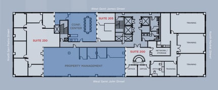 111 W Saint John St, San Jose, CA à louer Plan d’étage– Image 1 sur 1