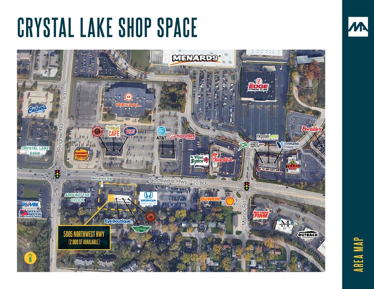5005 Northwest Hwy, Crystal Lake, IL à louer - Aérien – Image 2 sur 5