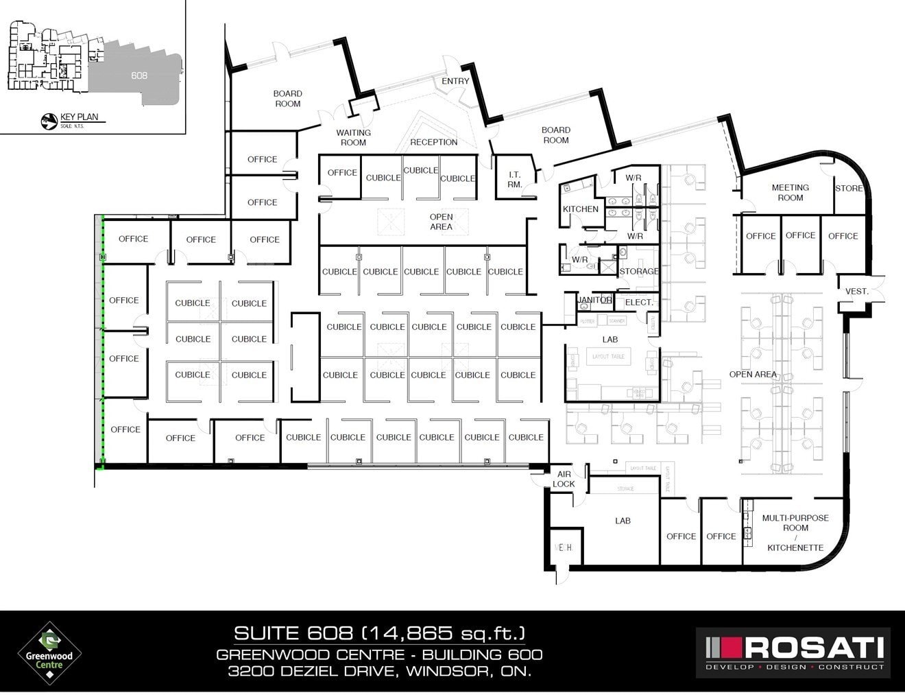 3200 Deziel Dr, Windsor, ON à louer Plan d’étage– Image 1 sur 1