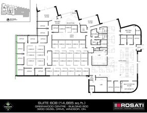 3200 Deziel Dr, Windsor, ON à louer Plan d’étage– Image 1 sur 1