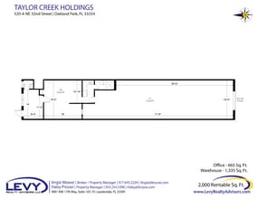 511-545 NE 32nd St, Oakland Park, FL à louer Plan d’étage– Image 2 sur 2