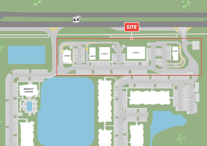 SR 64 & Pope Rd, Bradenton, FL à louer - Plan de site – Image 3 sur 3