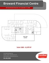 500 E Broward Blvd, Fort Lauderdale, FL à louer Plan d’étage– Image 1 sur 2