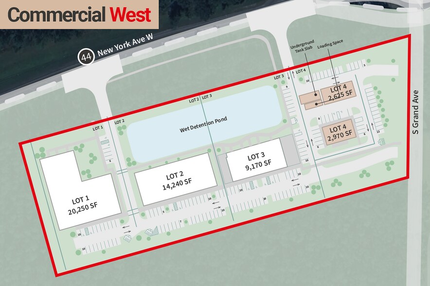 2190 New York W ave, Deland, FL à louer - Plan de site – Image 3 sur 6
