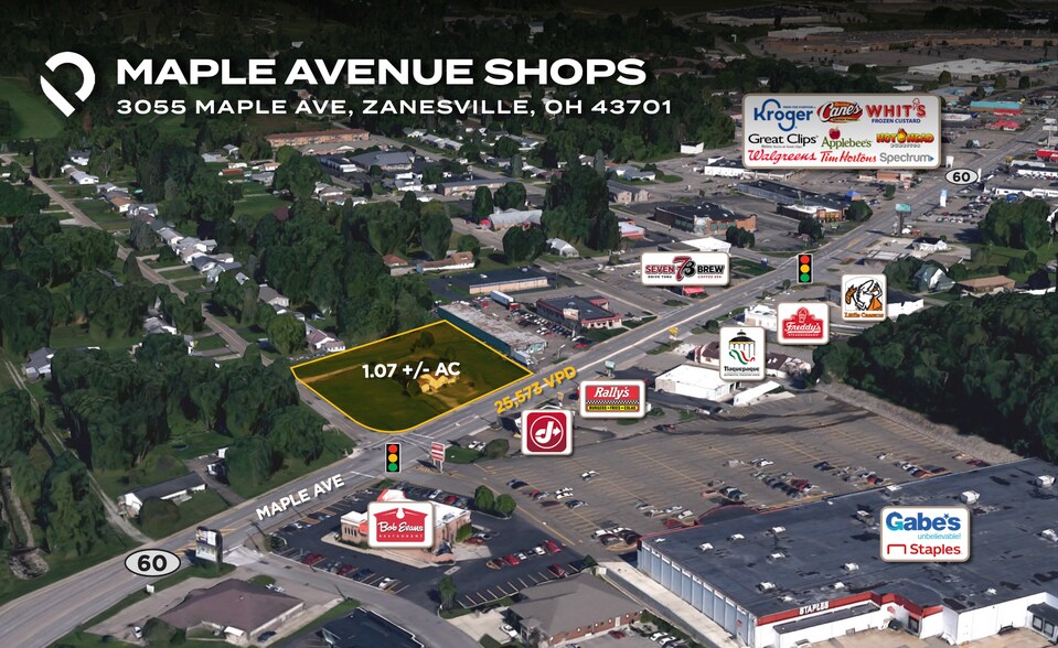 3055 Maple Ave, Zanesville, OH à vendre - Photo principale – Image 1 sur 4