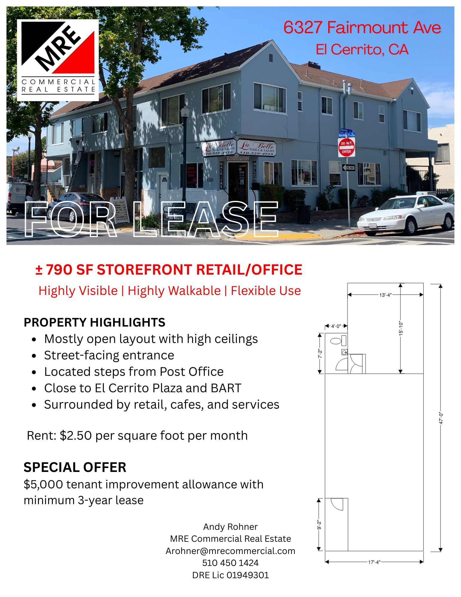 6323-6333 Fairmount Ave, El Cerrito, CA à louer Autre– Image 1 sur 7