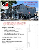 6323-6333 Fairmount Ave, El Cerrito, CA à louer Autre– Image 1 sur 7