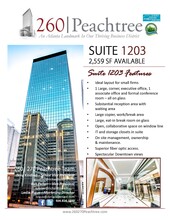 260-270 Peachtree St NW, Atlanta, GA à louer Photo de l’immeuble– Image 1 sur 3