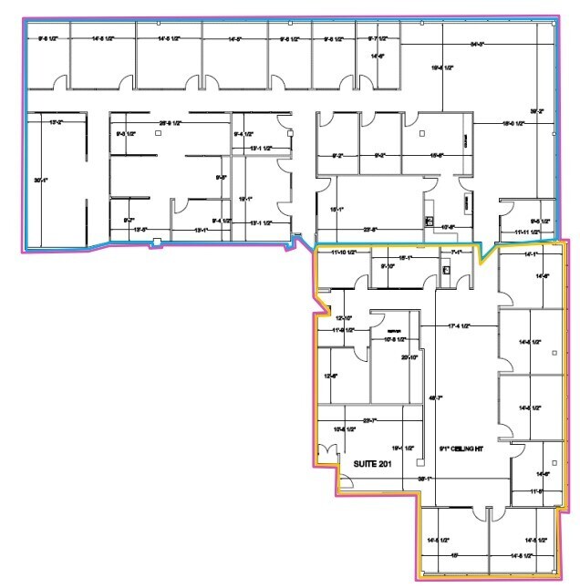 2345 Argentia Rd, Mississauga, ON à louer Plan d’étage– Image 1 sur 1
