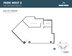 1501-1507 Lyndon B Johnson Fwy, Dallas, TX à louer Plan d’étage– Image 1 sur 1