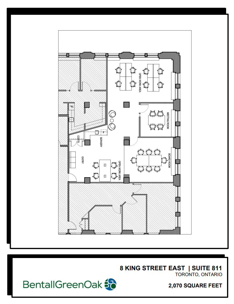 8 King St E, Toronto, ON à louer Plan d’étage– Image 1 sur 1