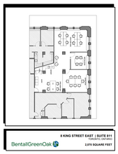 8 King St E, Toronto, ON à louer Plan d’étage– Image 1 sur 1