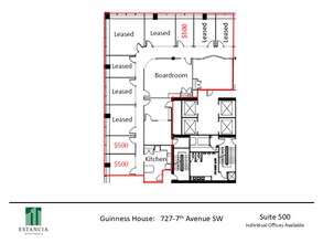 727 7th Ave SW, Calgary, AB à louer Plan d’étage– Image 1 sur 7