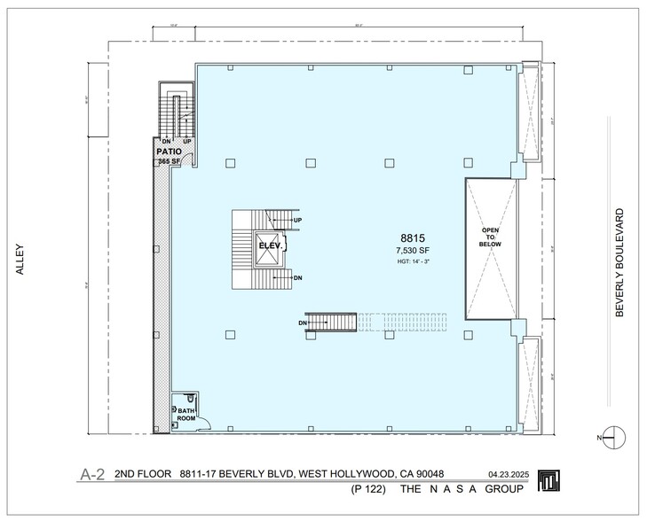 8815-8817 Beverly Blvd, West Hollywood, CA à louer - Plan d’étage – Image 3 sur 3