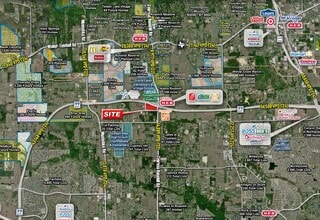 Grand Pkwy & Cypress Rosehill Rd, Tomball, TX - Vue aérienne vue de carte - Image1