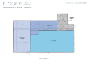 264 Heights Rd, Darien, CT à louer Plan d’étage– Image 1 sur 3