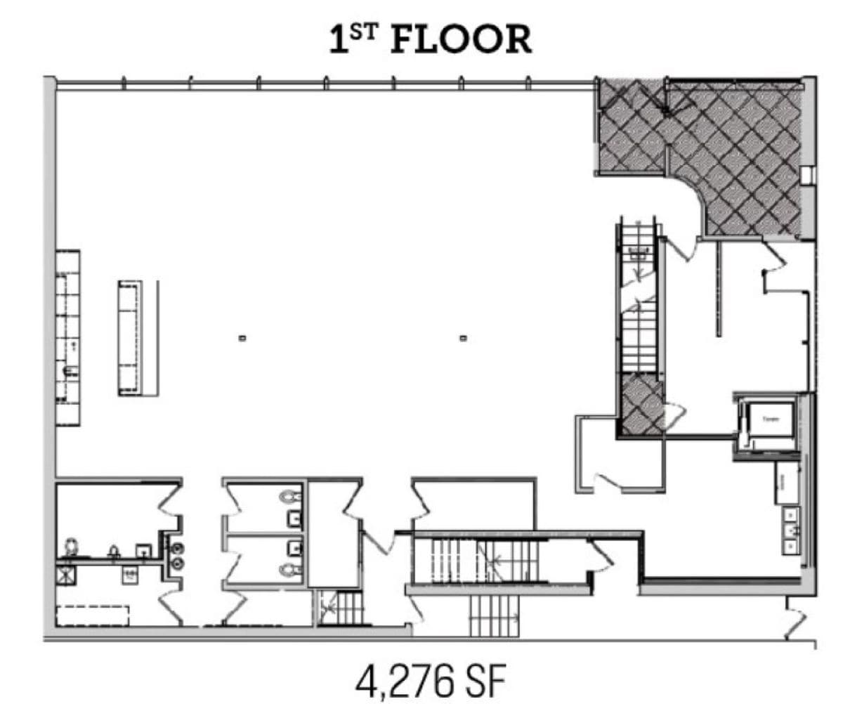 612 Brazos St, Austin, TX à louer Plan d’étage– Image 1 sur 1