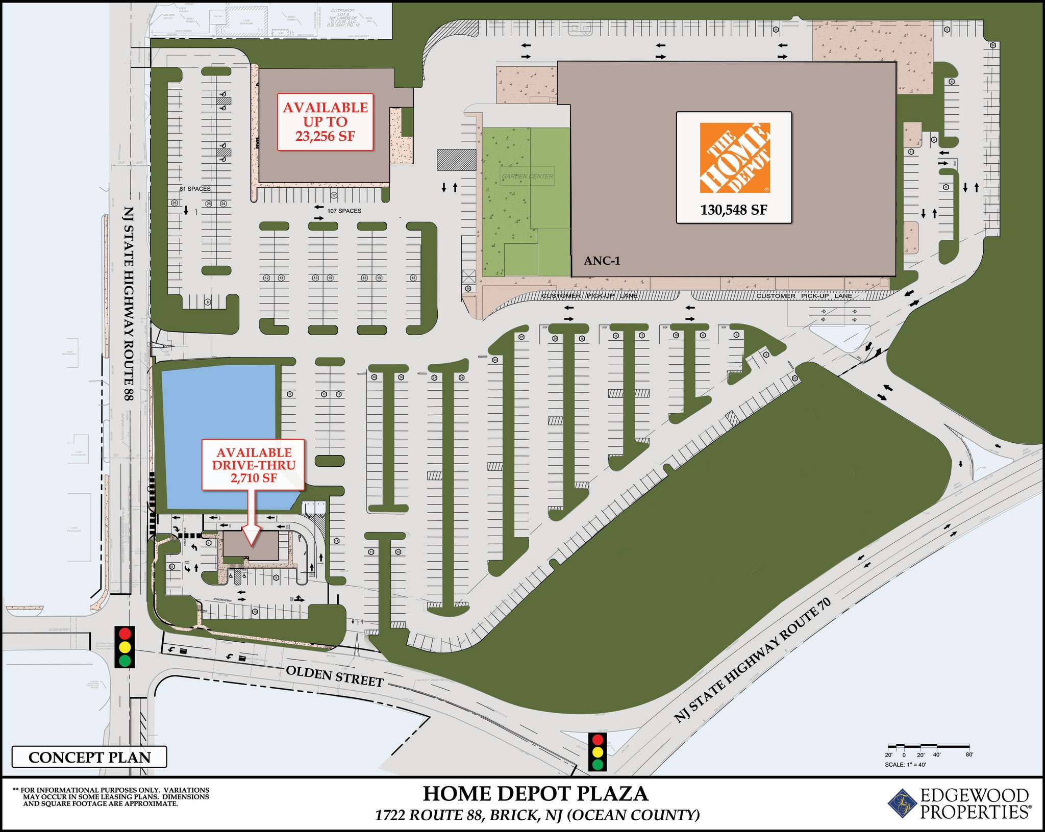 1722 Route 88, Brick, NJ à louer Plan de site– Image 1 sur 1