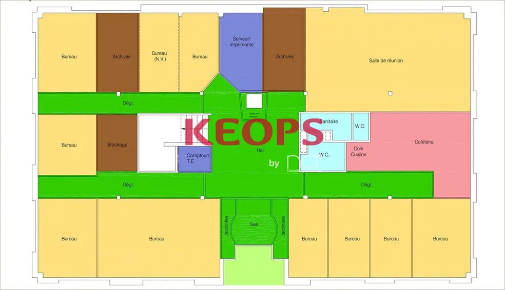 Bureau dans Labège à louer - Plan d’étage – Image 3 sur 4