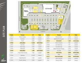 27005 Pacific Hwy S, Des Moines, WA à louer Plan de site– Image 1 sur 1