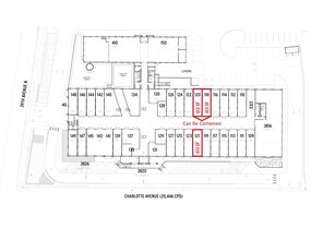 3814 Charlotte Ave, Nashville, TN à louer Plan de site– Image 1 sur 1